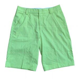 Puma Men’s Dry Cell Golf Performance Shorts Neon Green Yellow Size 28